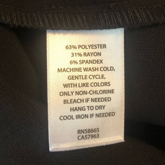 Chelsea 28 Women’s 2X Jumpsuit Black Minimalist Office New Pockets Stretch - Picture 15 of 15